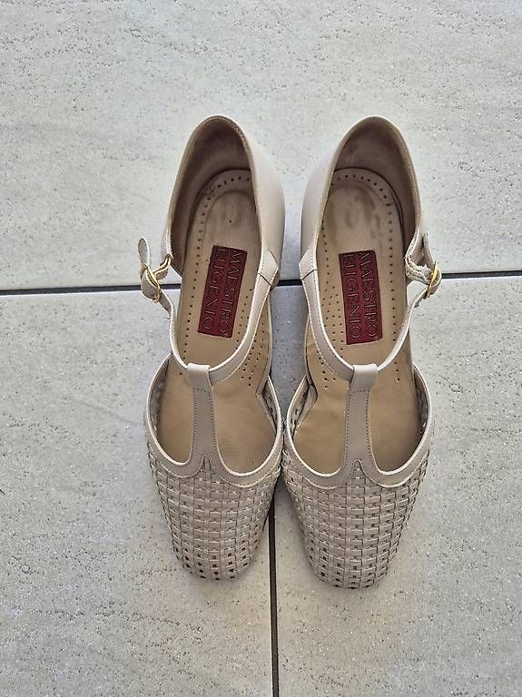 Scarpe da donna: Damen Schuh Gr. 38, beige – Nuovo (secondo la descrizione) da Anglikon venduto da wba8008 1