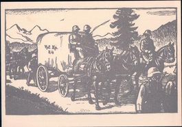 Armée Suisse, Le Train, Attelages, Litho (Vpf. Kp. II/4)