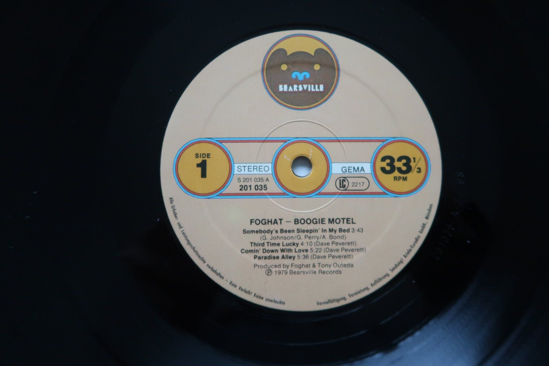 Schallplatten: FOGHAT - BOOGIE MOTEL - VINYL LP – Gebraucht aus Basel von Patiscat 2