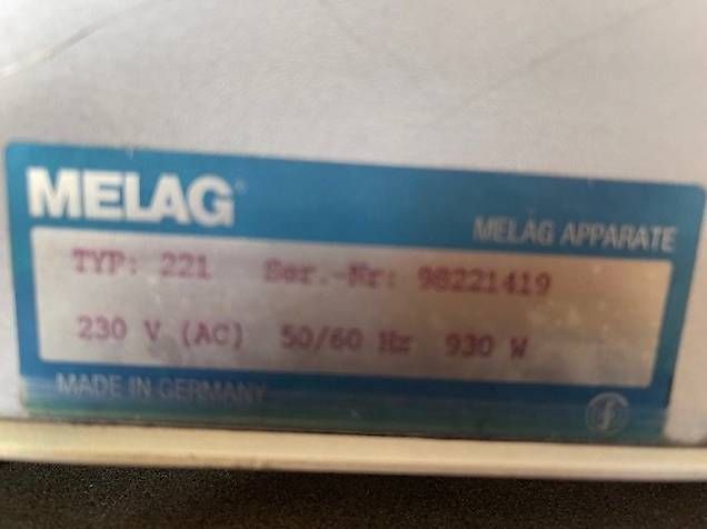 Pasti del neonato: Autoclave MELAG 15EN+ – Usato da Recherswil venduto da melserin