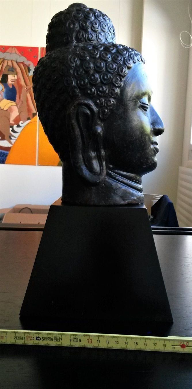 Skulpturen & Statuen: Buddhakopf gross aus Terracotta – Neu (gemäss Beschreibung) aus Uetliburg SG von Adrianm 1