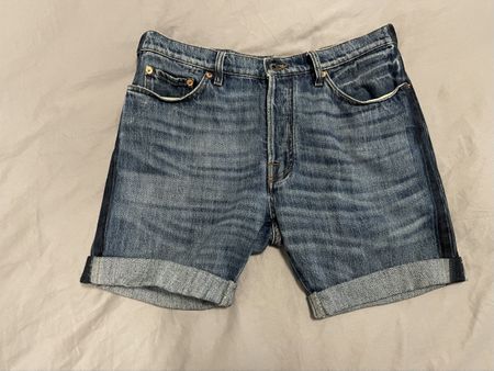 Valentino blue jeans shorts 48 