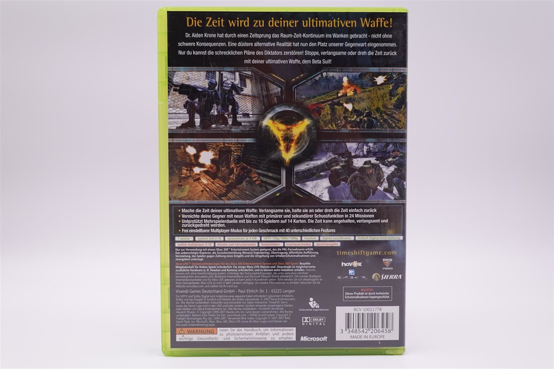 Microsoft Giochi: Time Shift (XBOX360) – Usato da Herisau venduto da ZelliZone 1