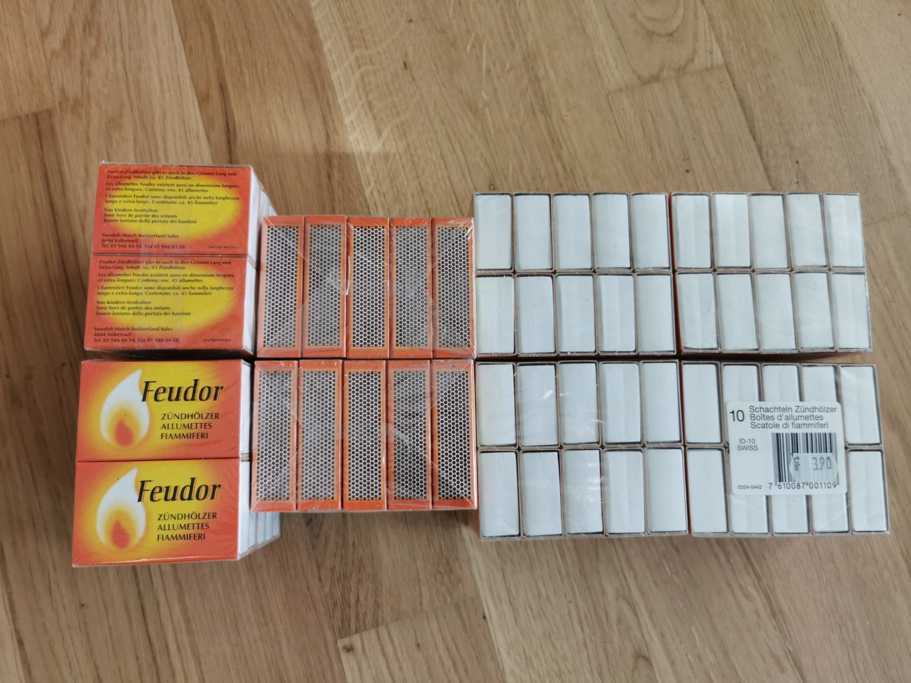 Accendini: 80 Schachteln Streichhölzer, Feudor – Nuovo e nell'imballaggio originale da Pfäffikon SZ venduto da Maijecka 2