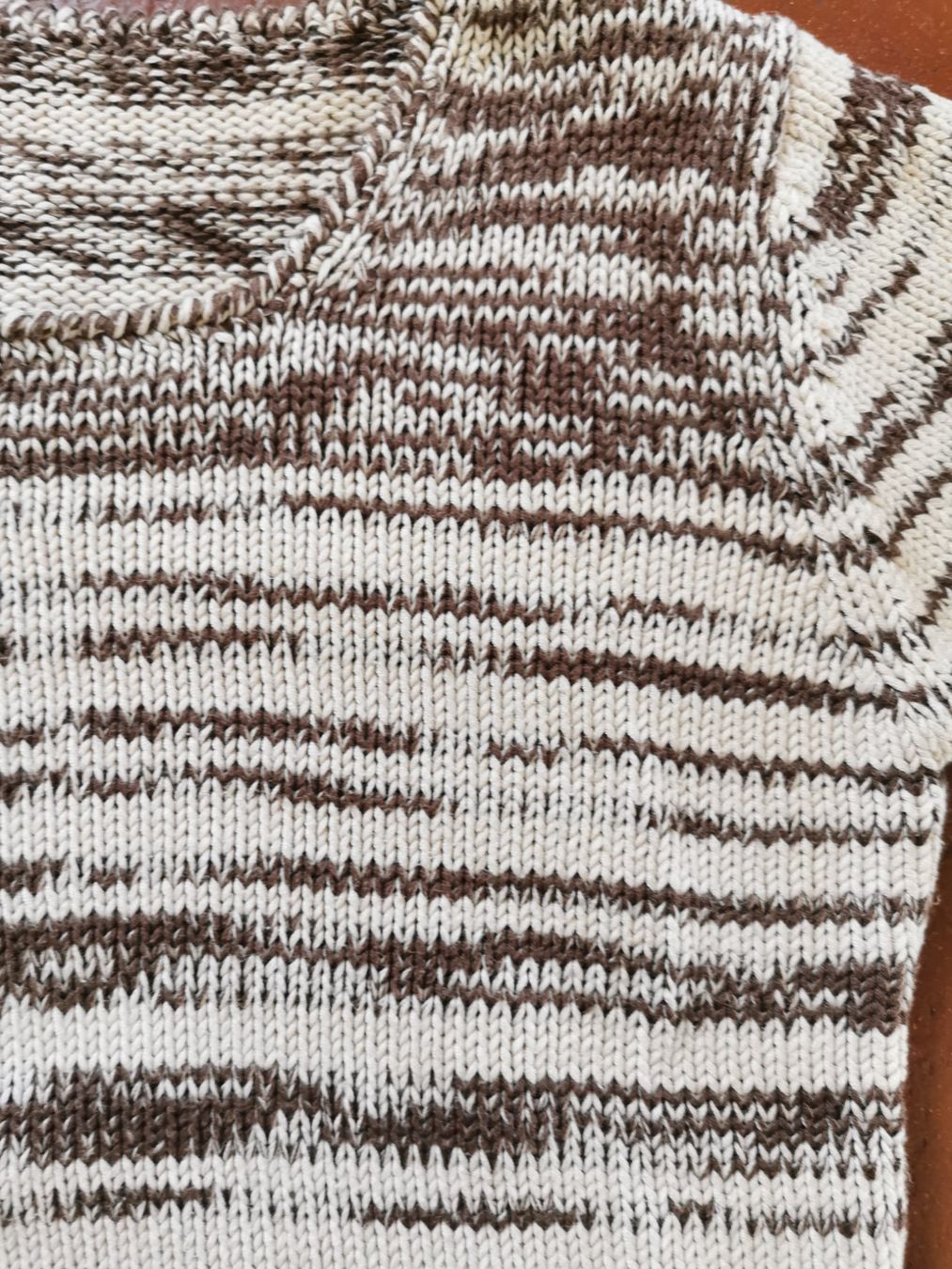 Maglioni & Felpe: Beige / Braun Strickpullover mit 3/4 Ärmel Gr. 36 – Usato da Boniswil venduto da Totomat-Lady 1