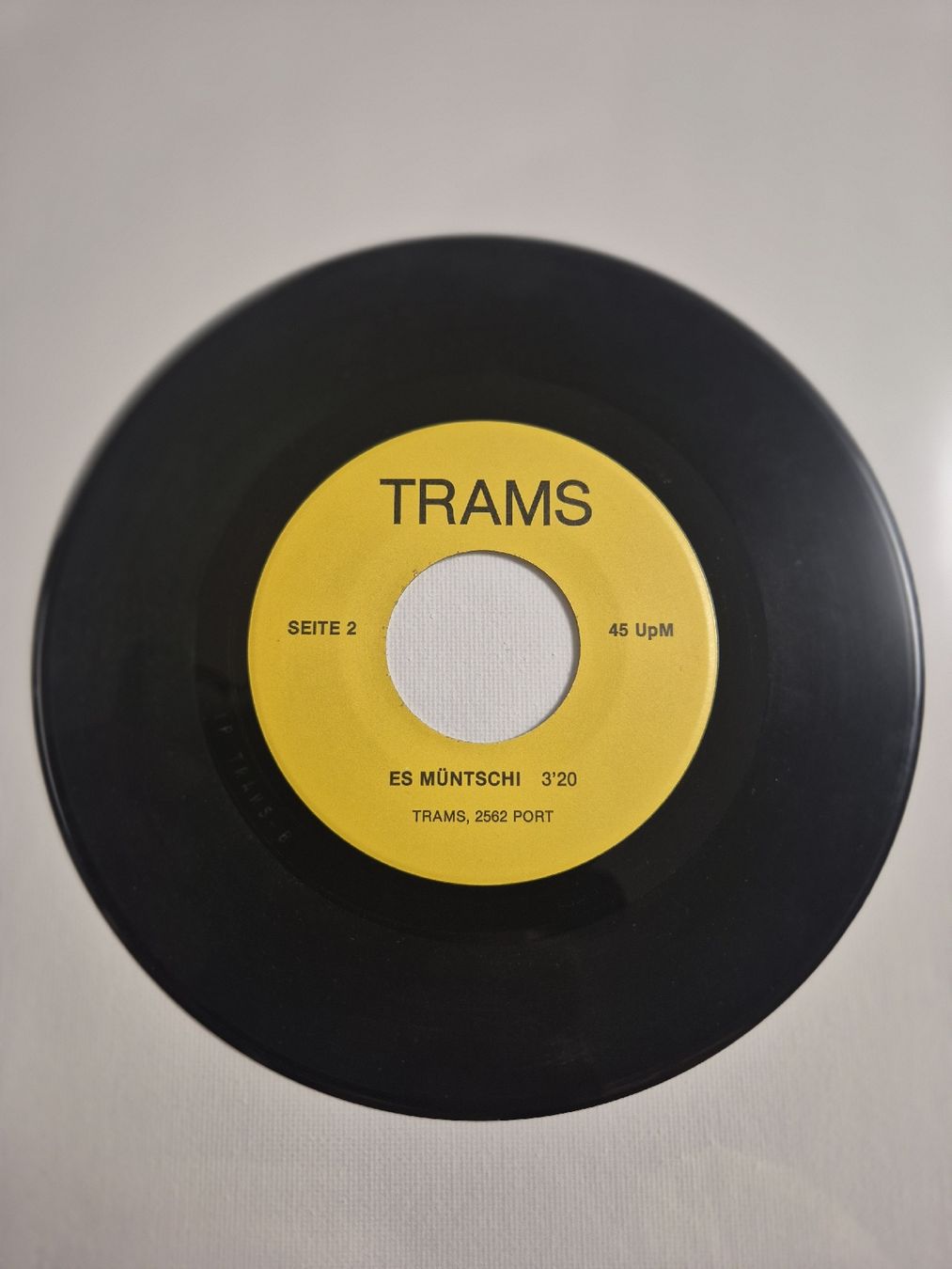 Vinyles: trams -  Dänk Dra / Es Müntschi - Single 7 , CH – Neuf (Voir description) à Uster par newwave0 3