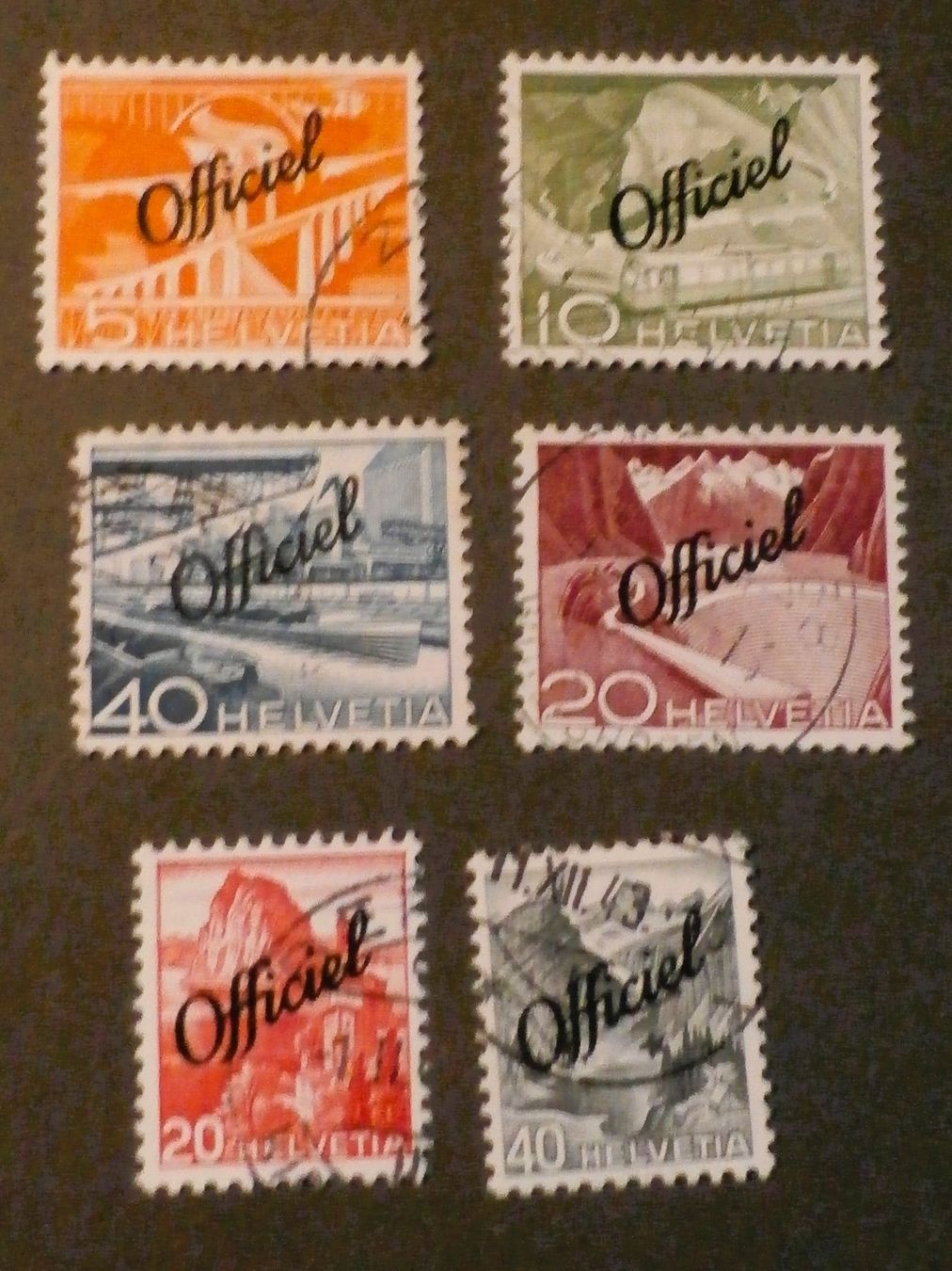 Alle Briefmarken: CH 1942 Bundesverwaltung – Gebraucht aus Kehrsatz von Bernherb2 1