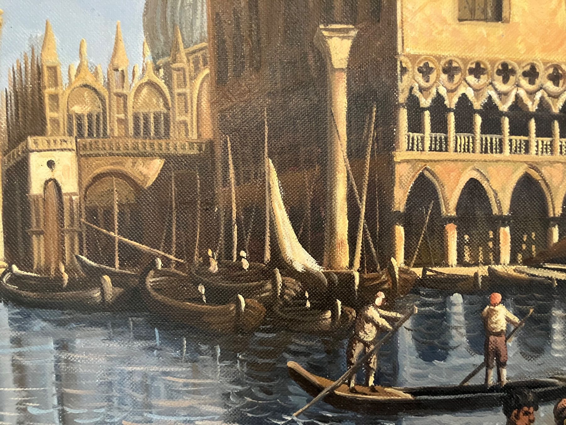 Dipinti: VENEDIG BILD DOGENPALAST ÖLBILD – Usato da Luterbach venduto da fink4500 2