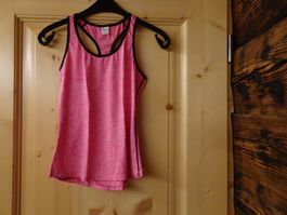 Pink-schwarzes Sport Top Gr. XS - 2603112