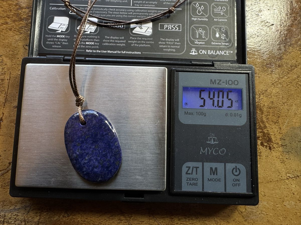 Pietre preziose: Lapislazuli, Cabochon, 54.05ct, 26.2x37.1mm – Nuovo e nell'imballaggio originale da Wängi venduto da Horus_Stone 3
