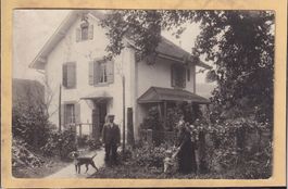 SYENS  (VD) 1922 -  Une maison, un enfant un chien !