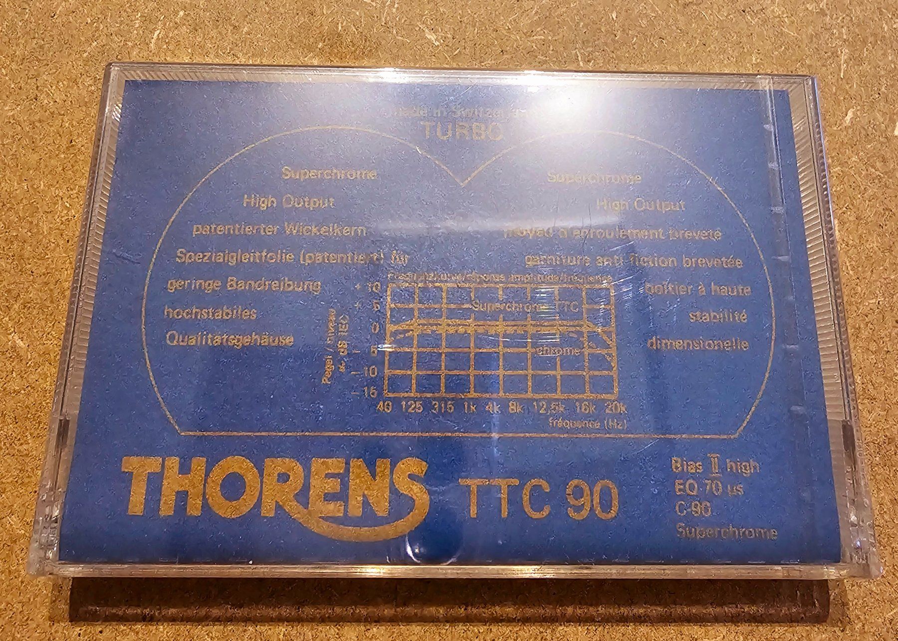 Musicassette: Ultra rares cassettes  THORENS"TTC 90 superchrome" – Nuovo e nell'imballaggio originale da LAUSANNE venduto da Mistersound 2