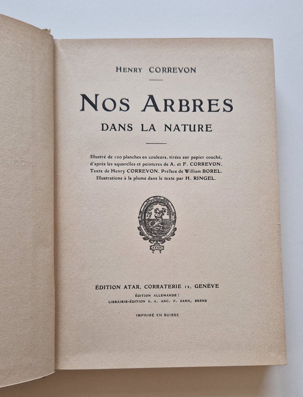 Libri: 1920 - Nos arbres dans la nature – Usato da Fortunau (Ayent) venduto da le.baron 2