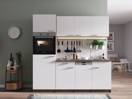 114 Küchenzeile Singleküche 205cm E/Y/W - Küche Einbauküche