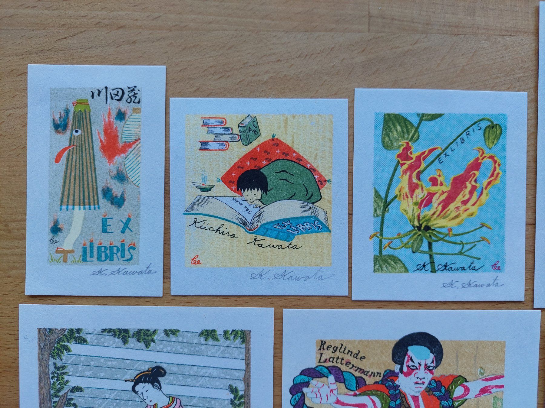 Grafica & Litografie: Sammlung Exlibris Kiichiro Kawata signiert – Usato da Obfelden venduto da Exlibris-Art 1