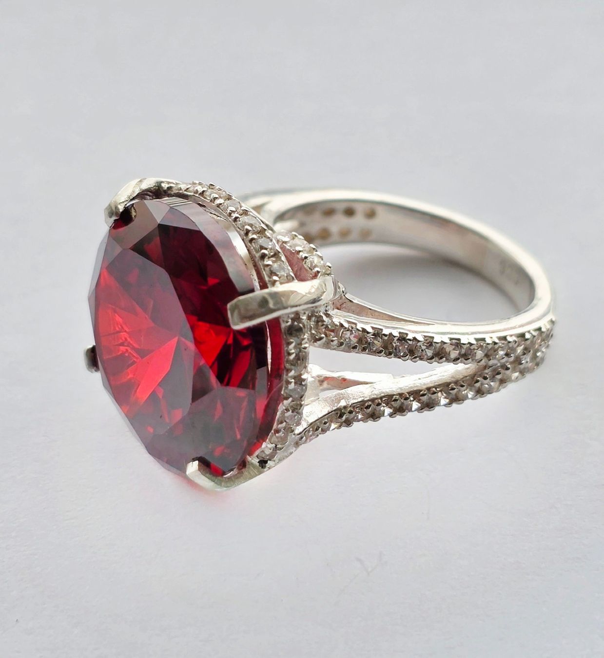 Bagues: Roter Topas Fingerring – Neuf (Voir description) à Zürich par benedikt12 2