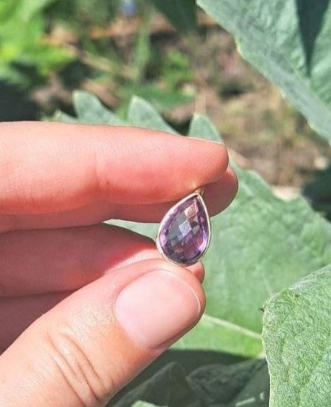 Anelli: Neu, Amethyst Ring silber – Nuovo e nell'imballaggio originale da Richterswil venduto da Viorella