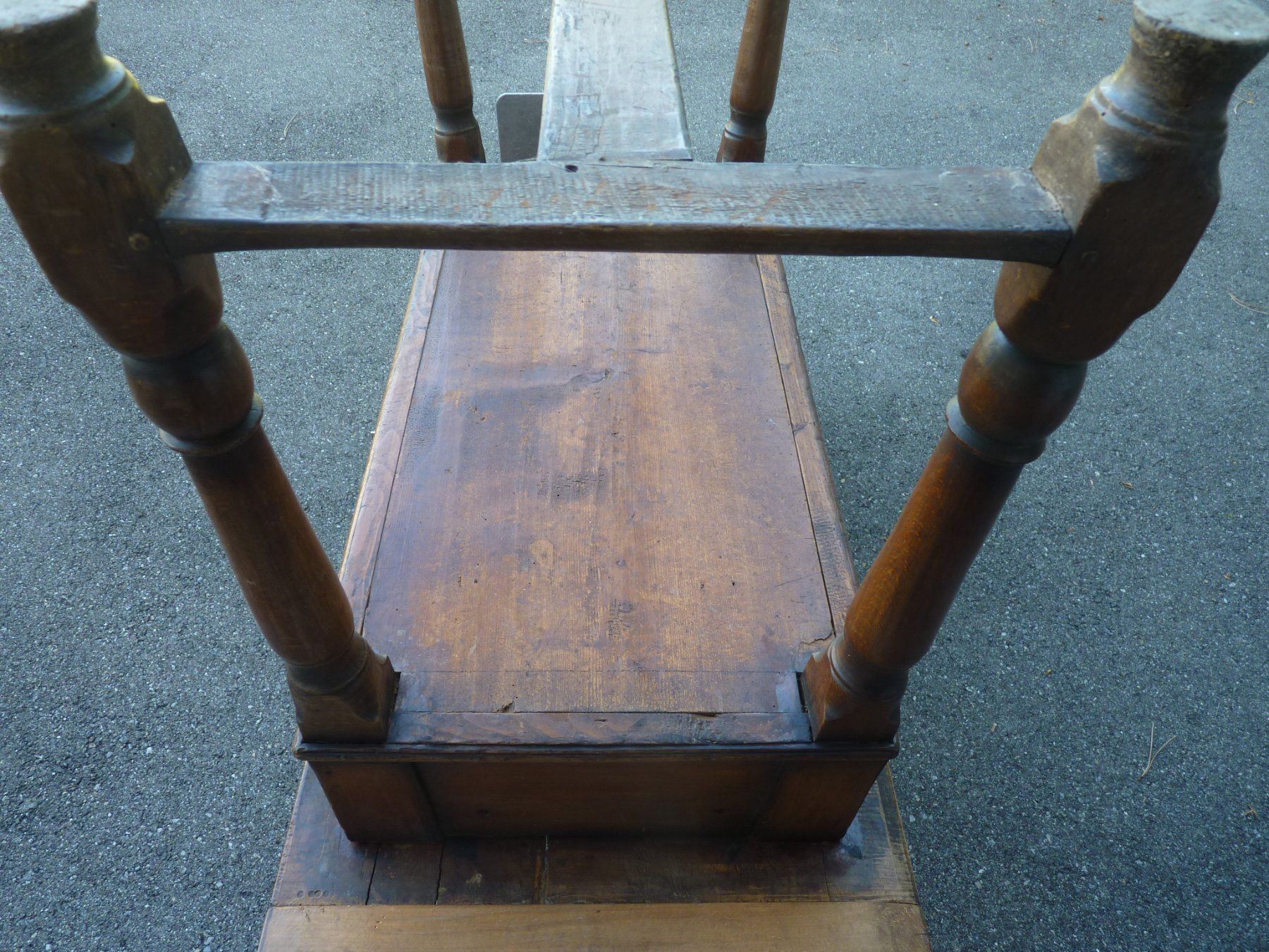 Eichholtz Tische: Antiker Uralter Eichenholztisch 118x75x55cm – Gebraucht aus Küsnacht ZH von zoliboli01 9
