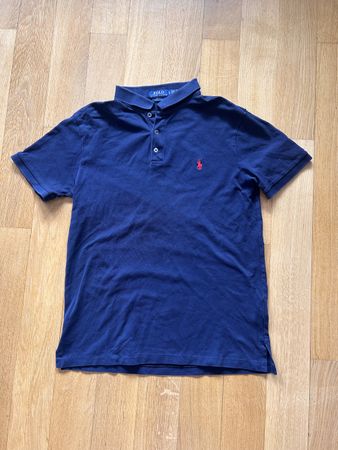 Polo Ralph Lauren Polo Shirt Dunkelblau Grösse M Slim Fit