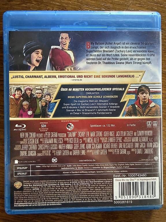 Tutti i DVDs: Film "Shazam" – Usato da Mirchel venduto da jlmrcdsrsn 1