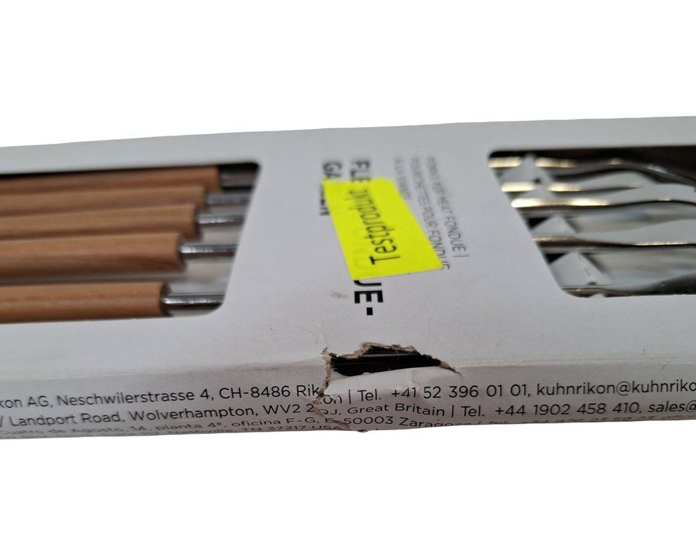 Kuhn Forchette: KUHN RIKON Fleischfondue-Gabeln – Nuovo e nell'imballaggio originale da Wil SG venduto da Restwert_Wil 2