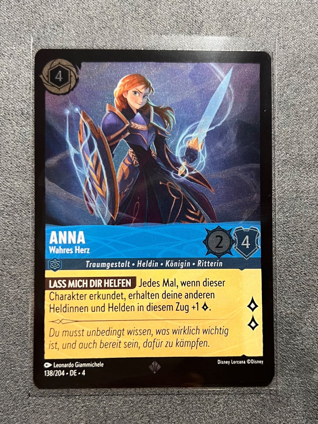 Disney Sammelbilder & Trading cards: Anna FOIL/HOLO DE 138 Disney Lorcana 4 – Neu (gemäss Beschreibung) aus Rafz von SaintCruz