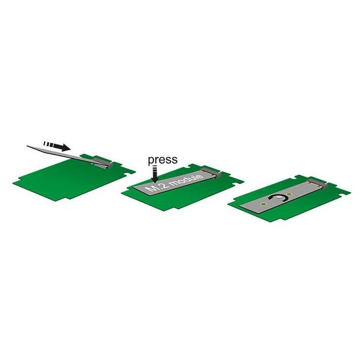 PC: M.2 Delock PCI Express Karte – Usato da Rotkreuz venduto da xandras 1
