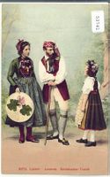 Luzern - Entlebucher Tracht - Litho