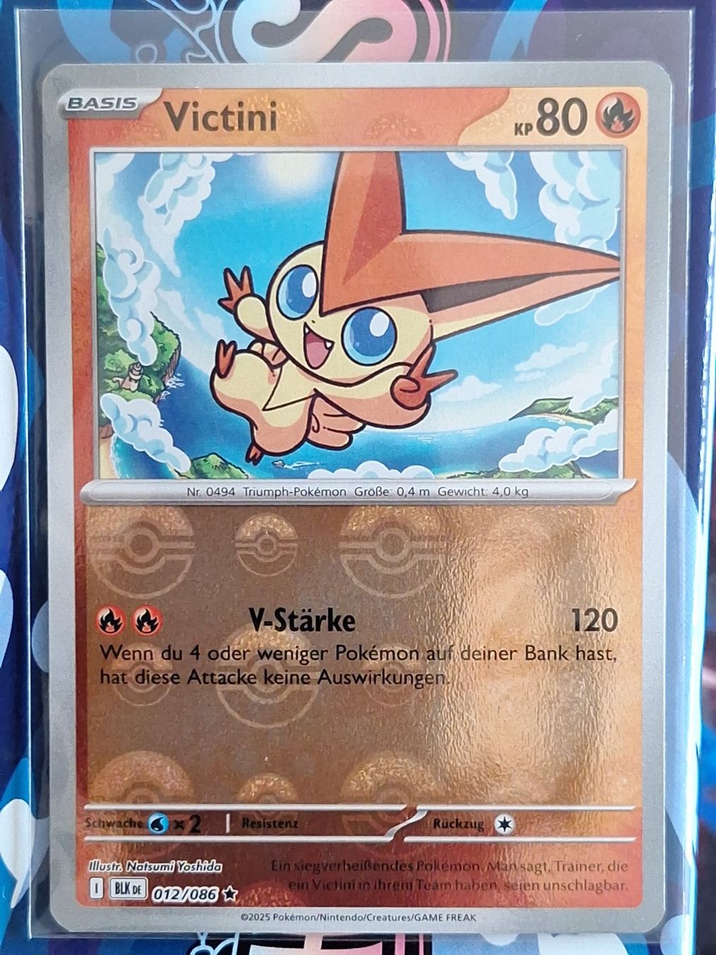 Pokémon Carte collezionabili: Victini - Pokeball Reverse Holo - Black Bolt – Usato da Altstätten SG venduto da GGsGameshop