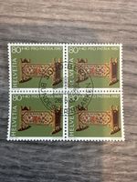 Schweiz Marke Pro Patria 1987 Viererblock Top Zustand!