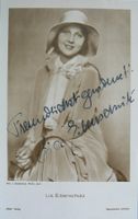 Lia Eibenschütz (1899-1985) Schauspielerin - Autogramm