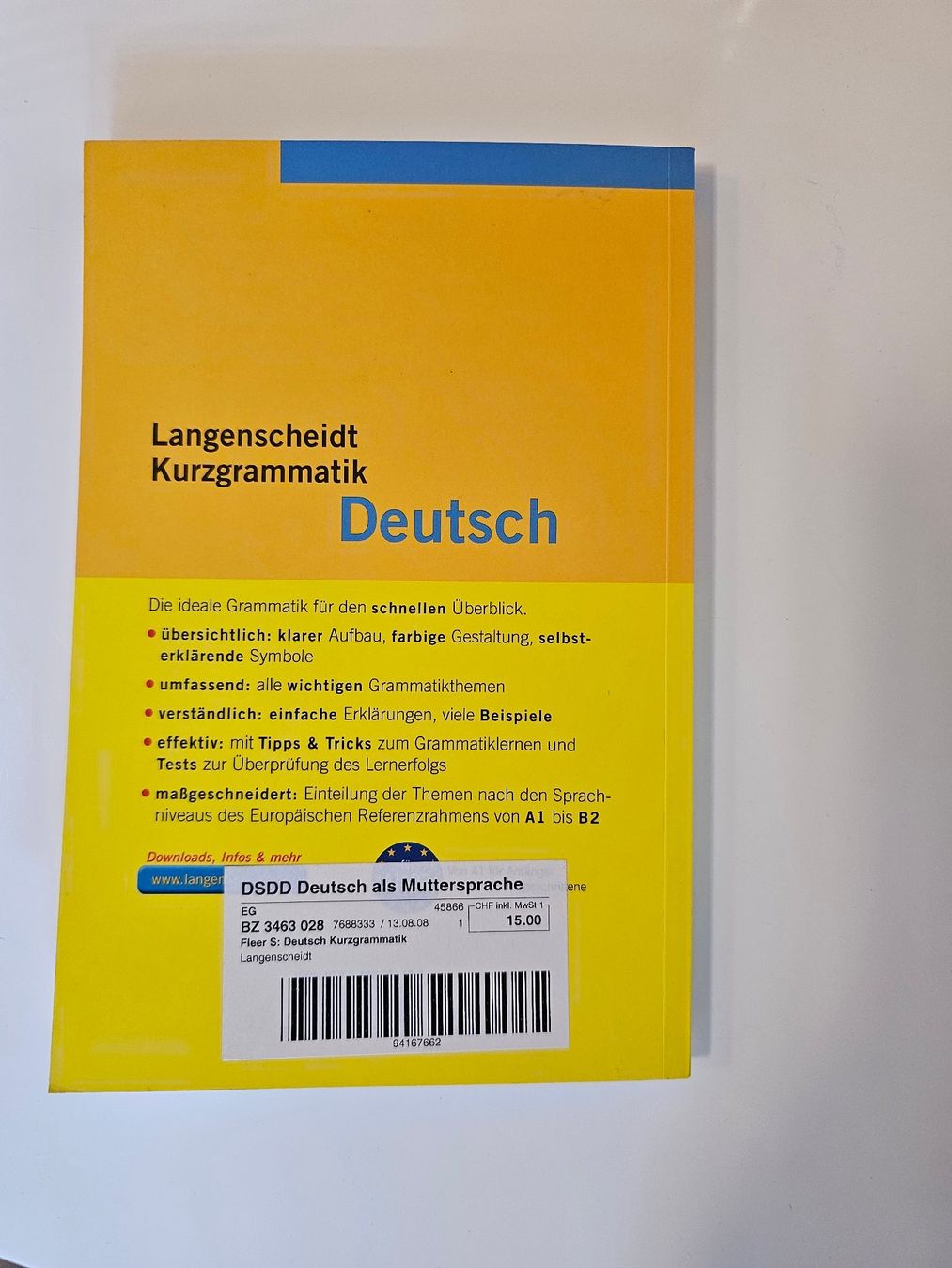 Libri: Langenscheidt Kurzgrammatik Deutsch – Nuovo (secondo la descrizione) da Einigen venduto da Pretorius66 1