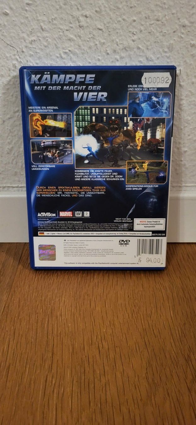 Sony Giochi: PS 2 - Fantastic 4 – Usato da Münsingen venduto da DigitaleSpielecke 1