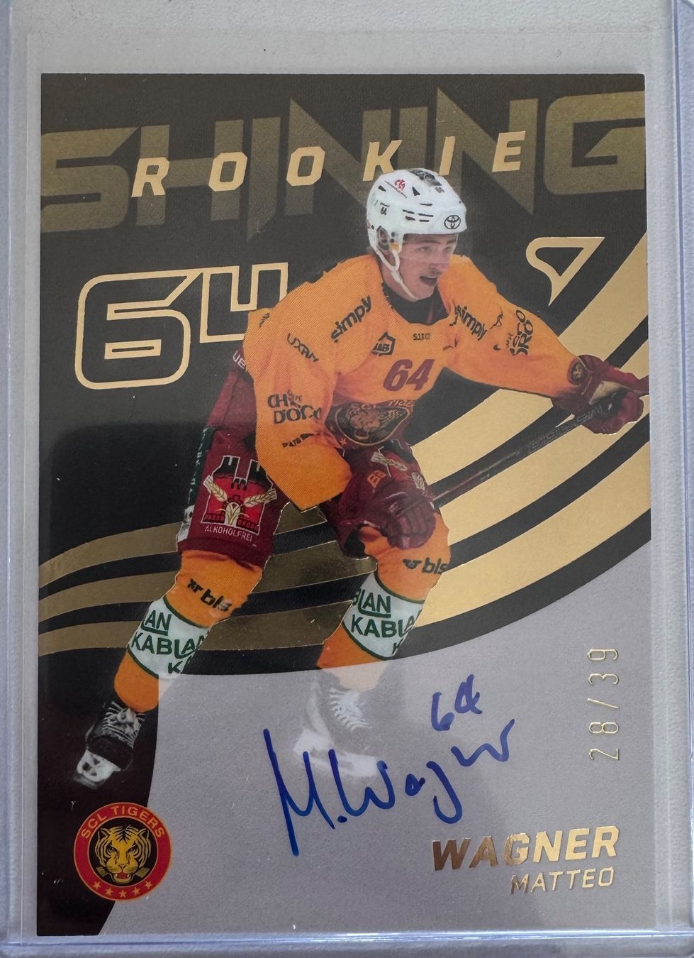 Sportzoo Carte collezionabili: SportZoo Matteo Wagner auto /39 – Usato da Cham venduto da mcbTCG