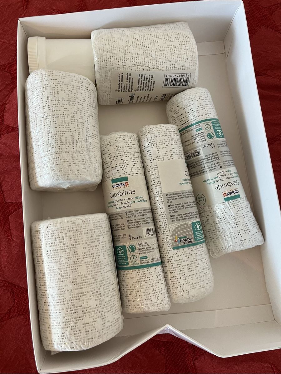 Glorex Kit bricolage: NEU! Happy Belly Gipsabdruck Set – Nuovo e nell'imballaggio originale da Basel venduto da JJ.Elena 3