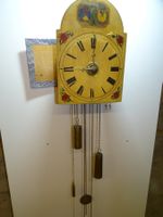 Antike Wanduhr Schwarzwälder Uhr Wecker Uhrwerk Glocke läuft