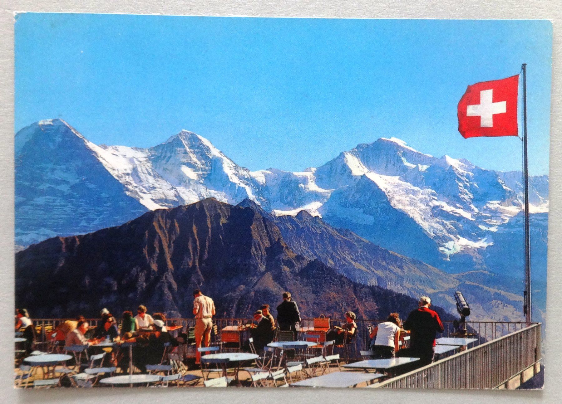 Ansichtskarten: Schynige Platte (2101 m), B.O. – Gebraucht aus Fétigny von Billy2miny