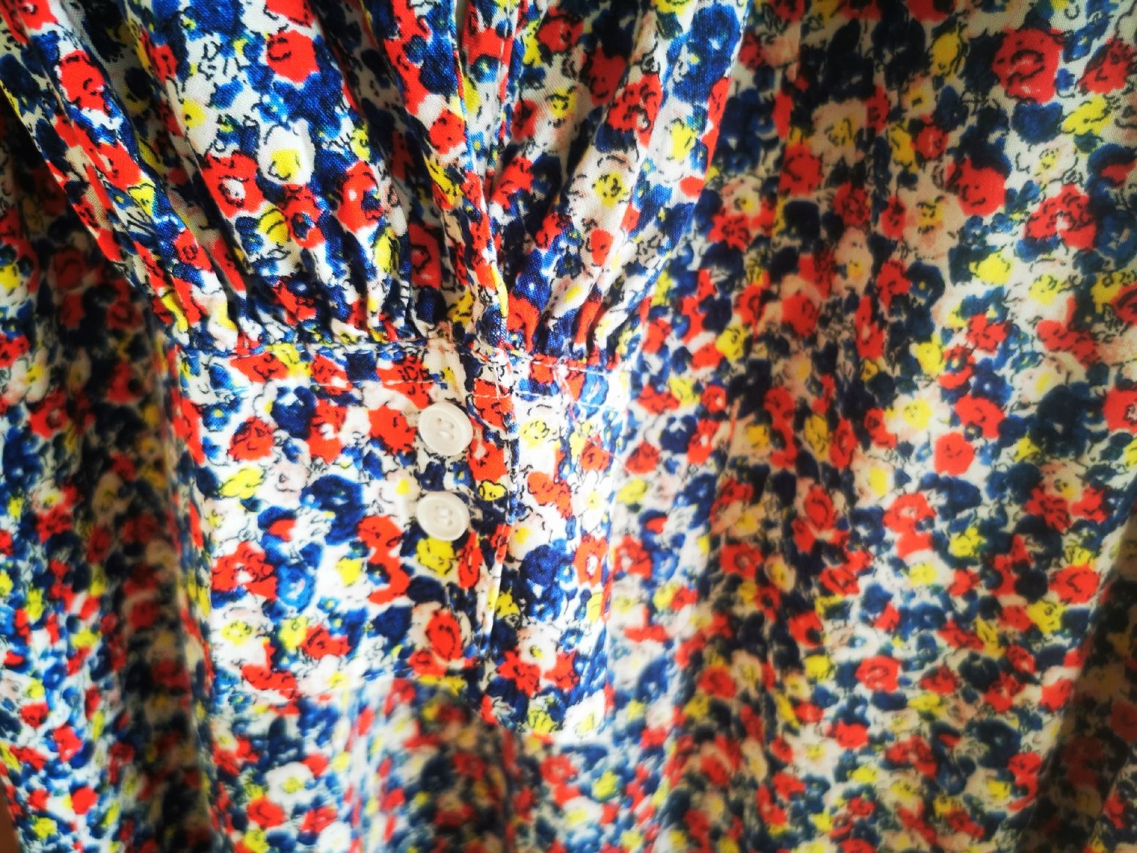 H&M Kleider: H&M Maxikleid mit Blumen langarm Gr. M – Gebraucht aus Wädenswil von coconut1289 5