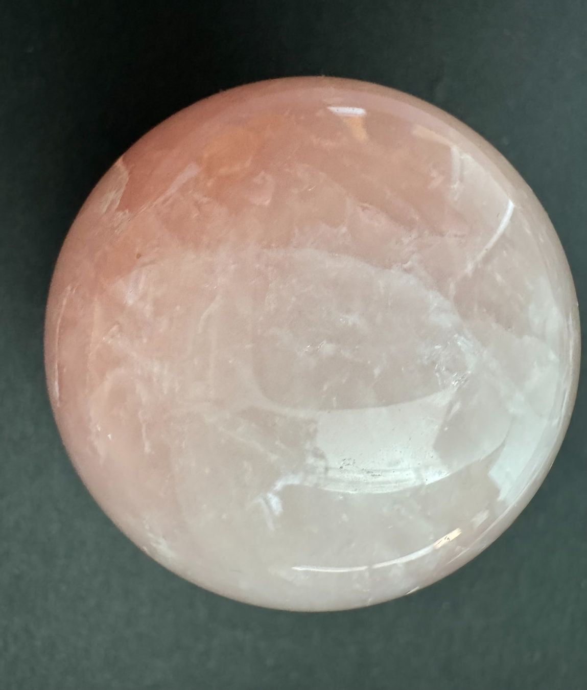 Minerali & Pietre curative: Rosenquarz Kugel Madagaskar,  5 cm – Nuovo (secondo la descrizione) da Siebnen venduto da Trans-Am