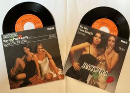 Schallplatte Vinyl Single 7“/2x Baccara Yes Sir + Sorry I‘m
