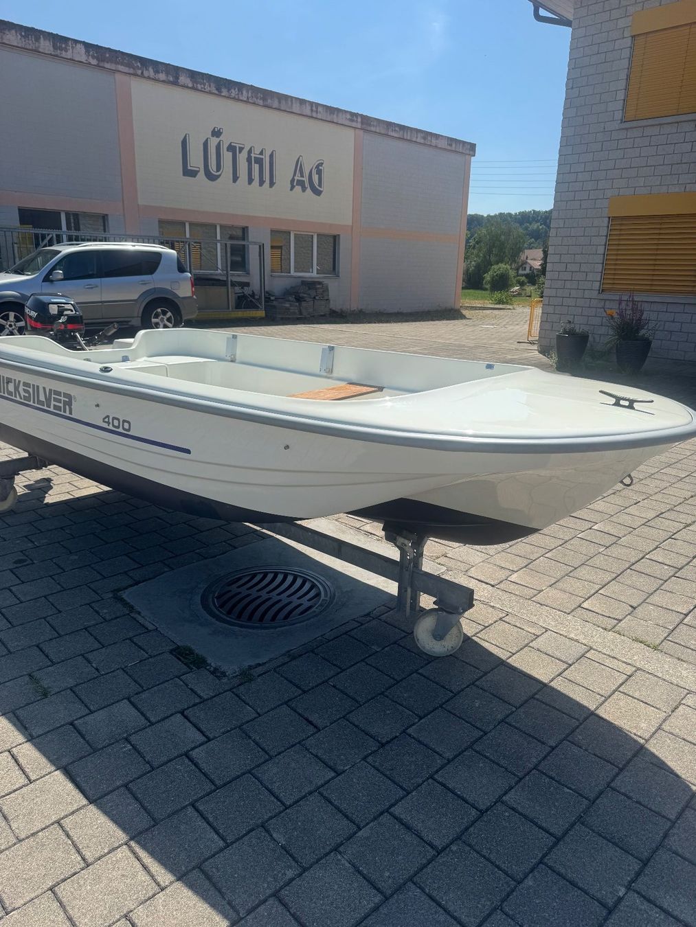 Quicksilver Barche: Quicksilver 400 Freizeitboot mit MFK, 8 PS mit Anlasser! – Usato da Madiswil venduto da JKBooteGmbH 5