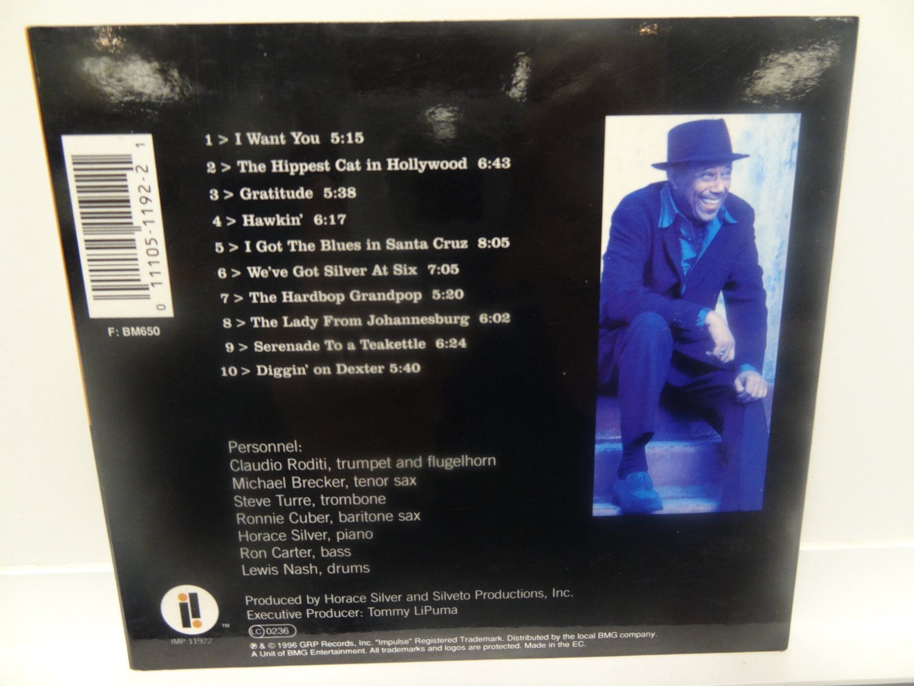 CDs: Horace Silver - The Hardbop Grandpop CD- Impulse – Gebraucht aus luzern von musicandart 1