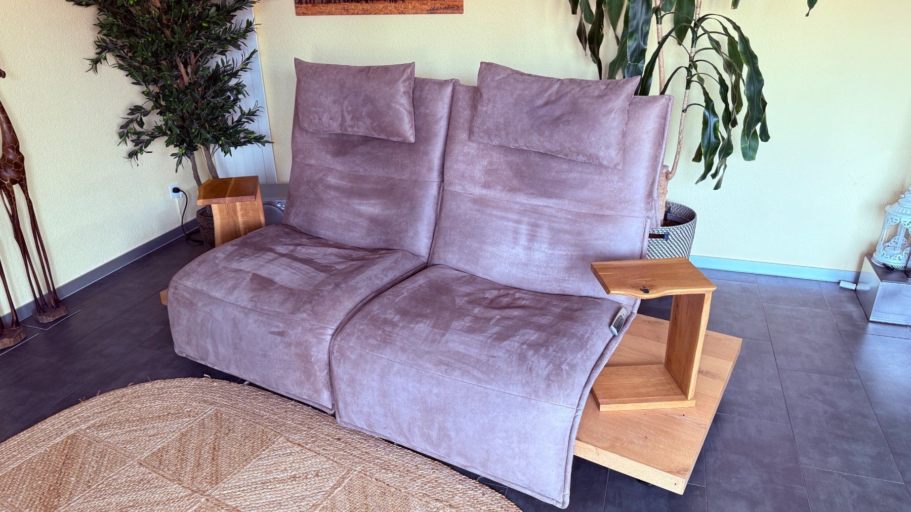 Koinor Sofas: 2er Designer-Sofa von Koinor,  mit Eichensockel – Gebraucht aus Gümligen von caesar07 8