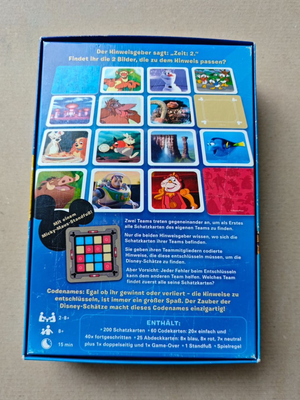 Disney Giochi: Disney Codenames Kartenspiel Familienedition – Usato da Neuhausen am Rheinfall venduto da geekgadget 1