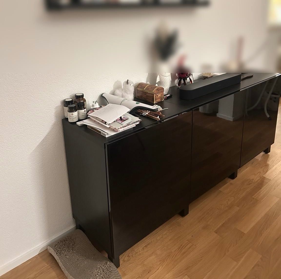 Ikea Kommoden: IKEA Besta in Schwarz Hochglanz – Gebraucht aus Münchenstein von muh_vb2t 2