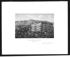 Zürich Hotel Baur au lac Aquatinta