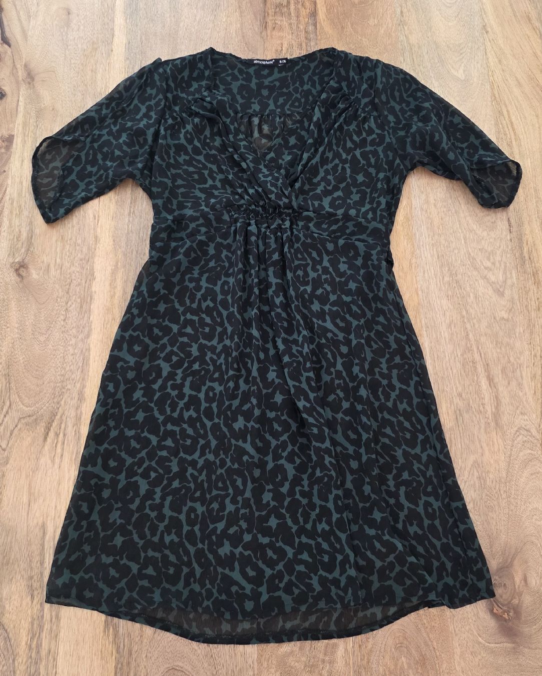 Vestiti: Kleid mit Leopardenmuster Gr 36 Transparent  – Usato da Rheinsulz venduto da Gilea 6