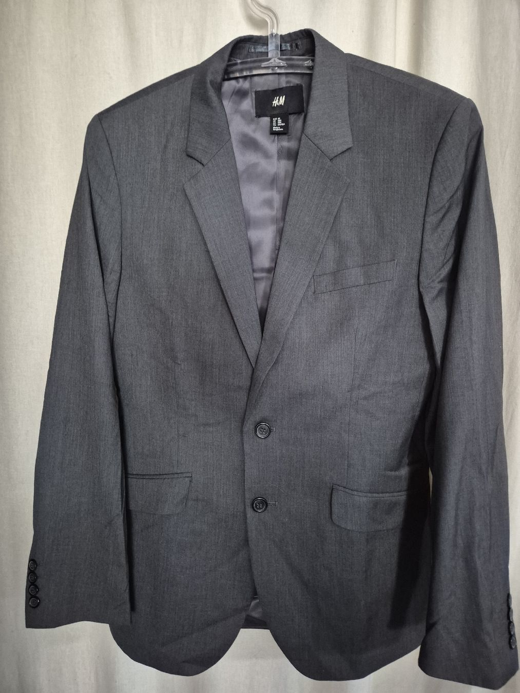 H&M Jacken: H&M Sakko, Grau, Grösse 48 Herren, Top Zustand! – Gebraucht aus Wichtrach von kne_62tl