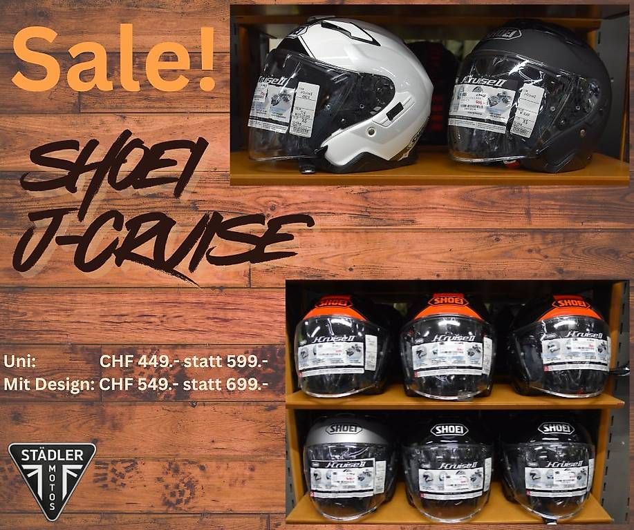 Shoei Caschi & visiere: NEU!! Shoei J-Cruise II – Nuovo e nell'imballaggio originale da Widnau venduto da Staedler2