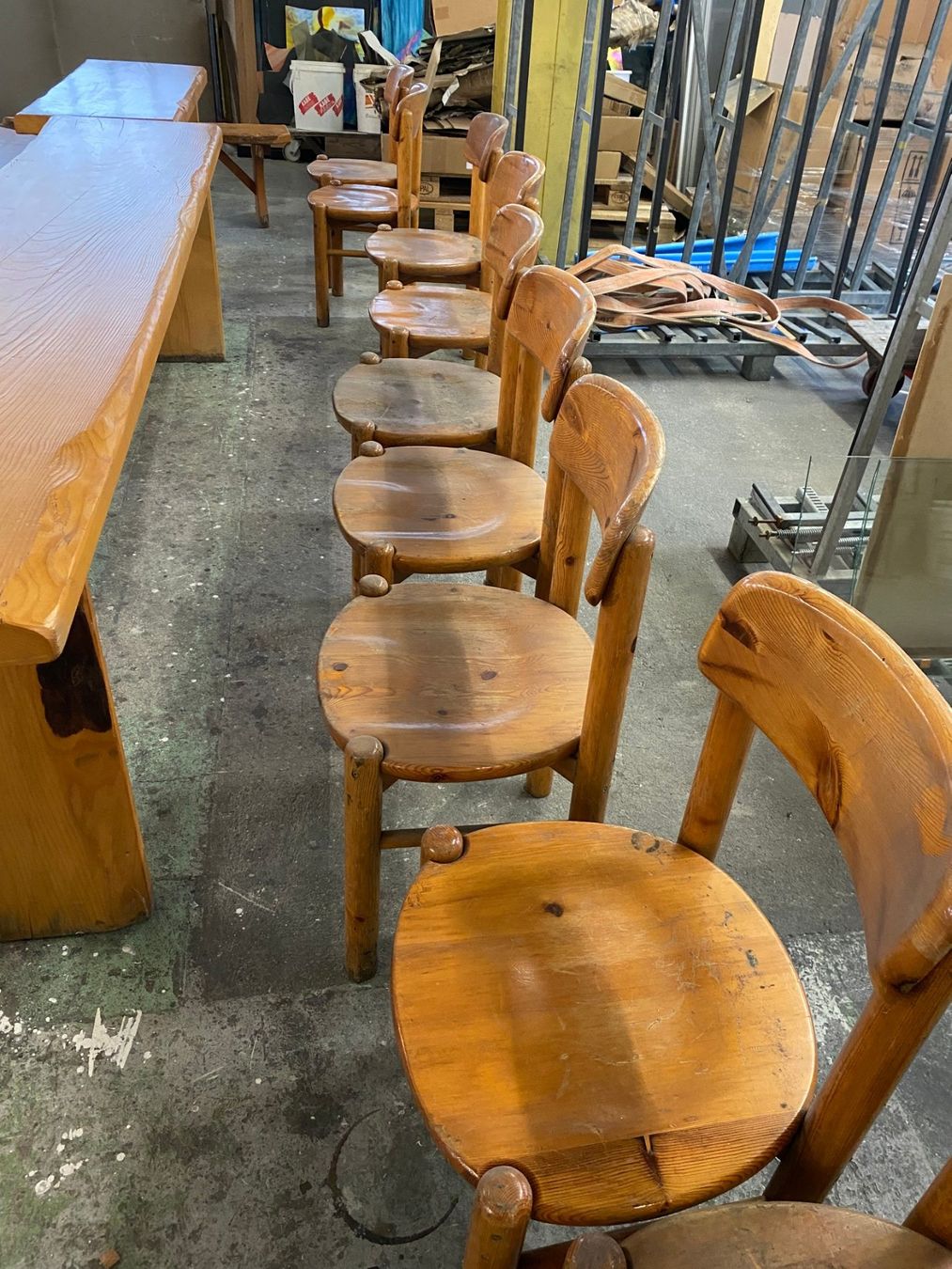 Set di tavolo e panche: Holz Sitzgarnitur – Usato da Rorschach venduto da maz13 7